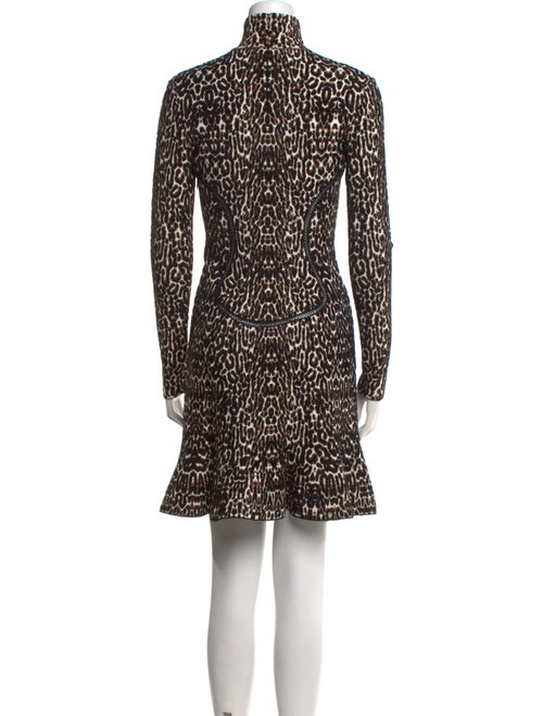 Alaïa Animal Print Knee-Length Dress