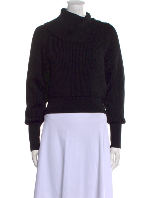 Alaïa Virgin Wool Mock Neck Sweater