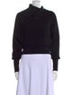 Alaïa Virgin Wool Mock Neck Sweater