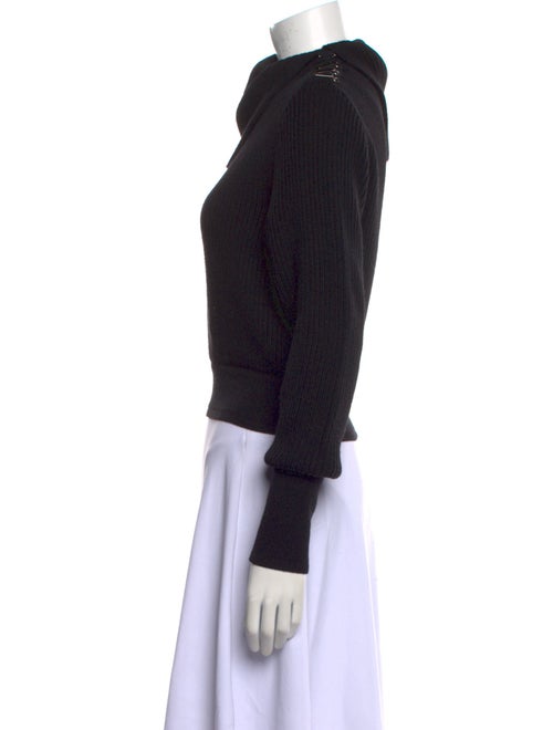 Alaïa Virgin Wool Mock Neck Sweater