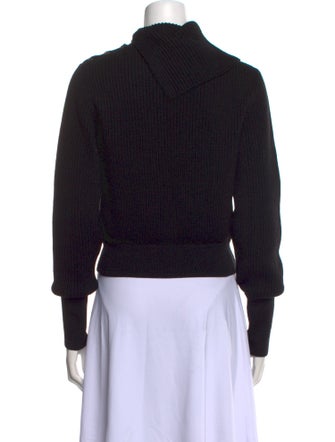Alaïa Virgin Wool Mock Neck Sweater