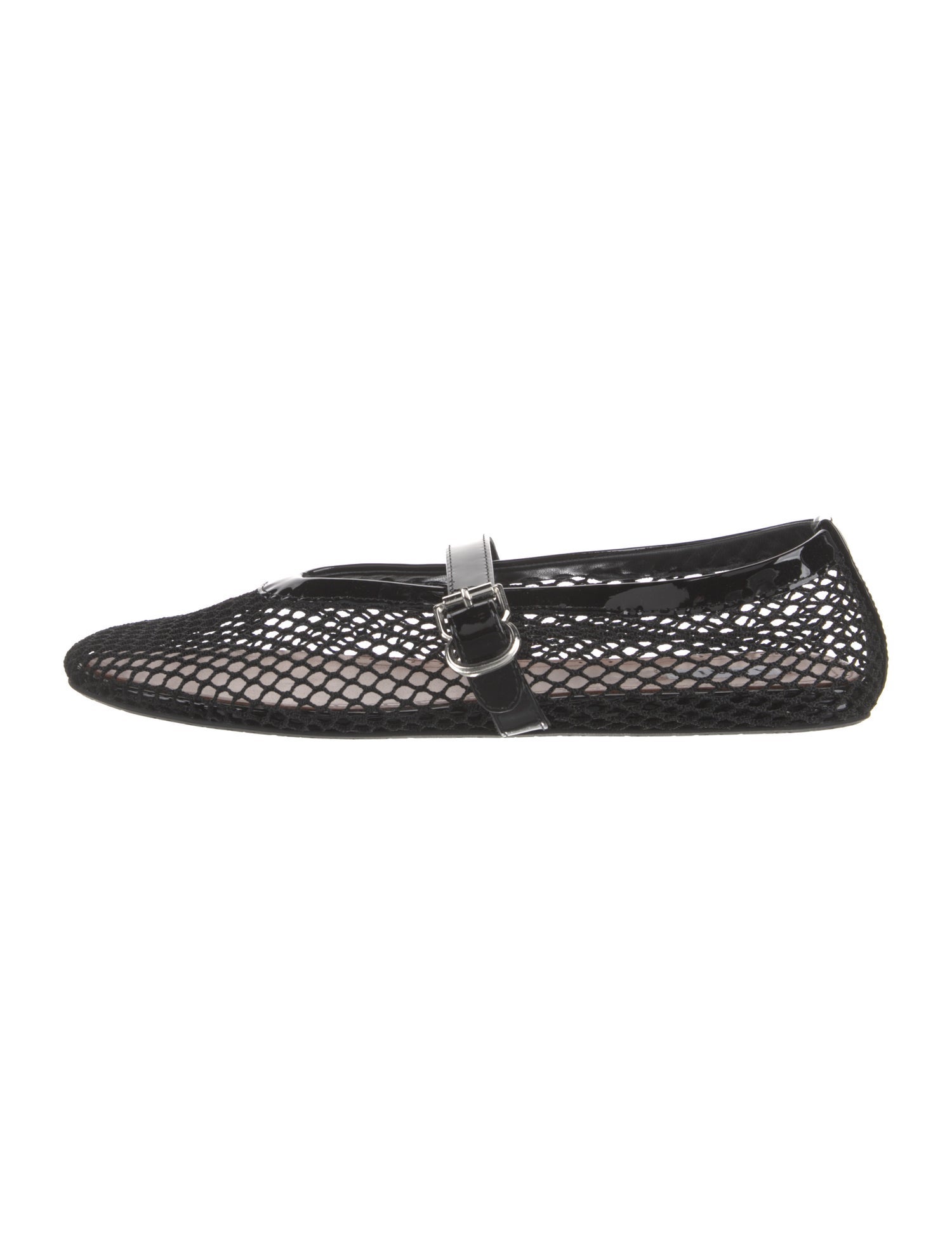 Alaïa Mesh Slingback Flats