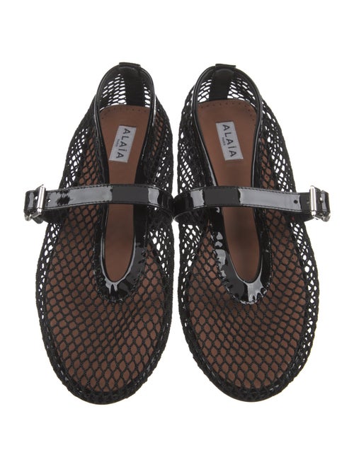 Alaïa Mesh Slingback Flats
