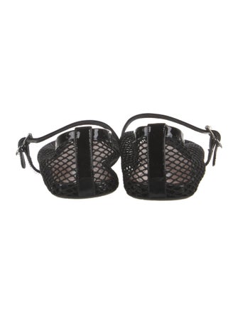 Alaïa Mesh Slingback Flats