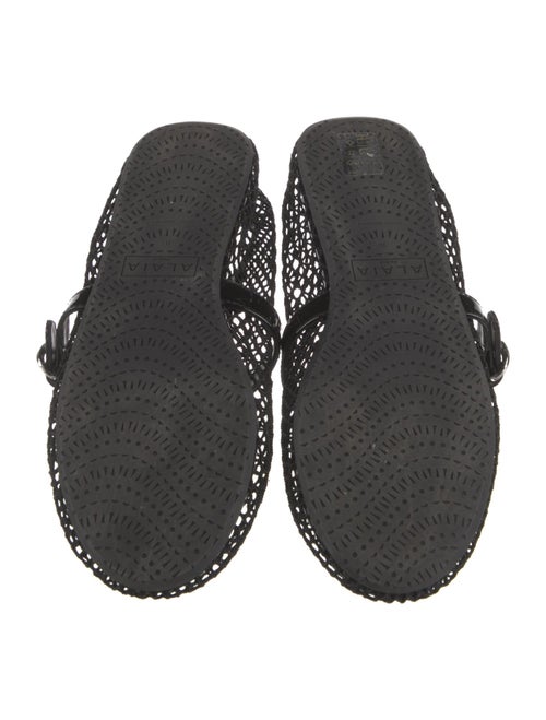 Alaïa Mesh Slingback Flats