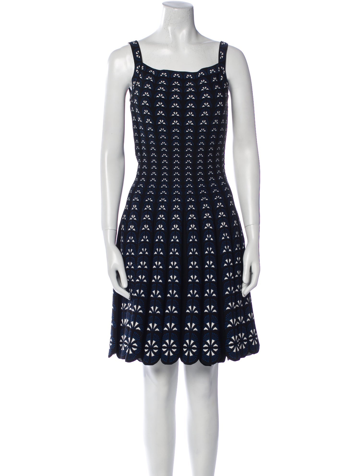 Alaïa Lace Pattern Mini Dress