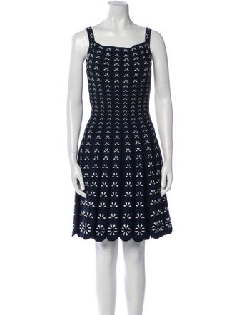 Alaïa Lace Pattern Mini Dress