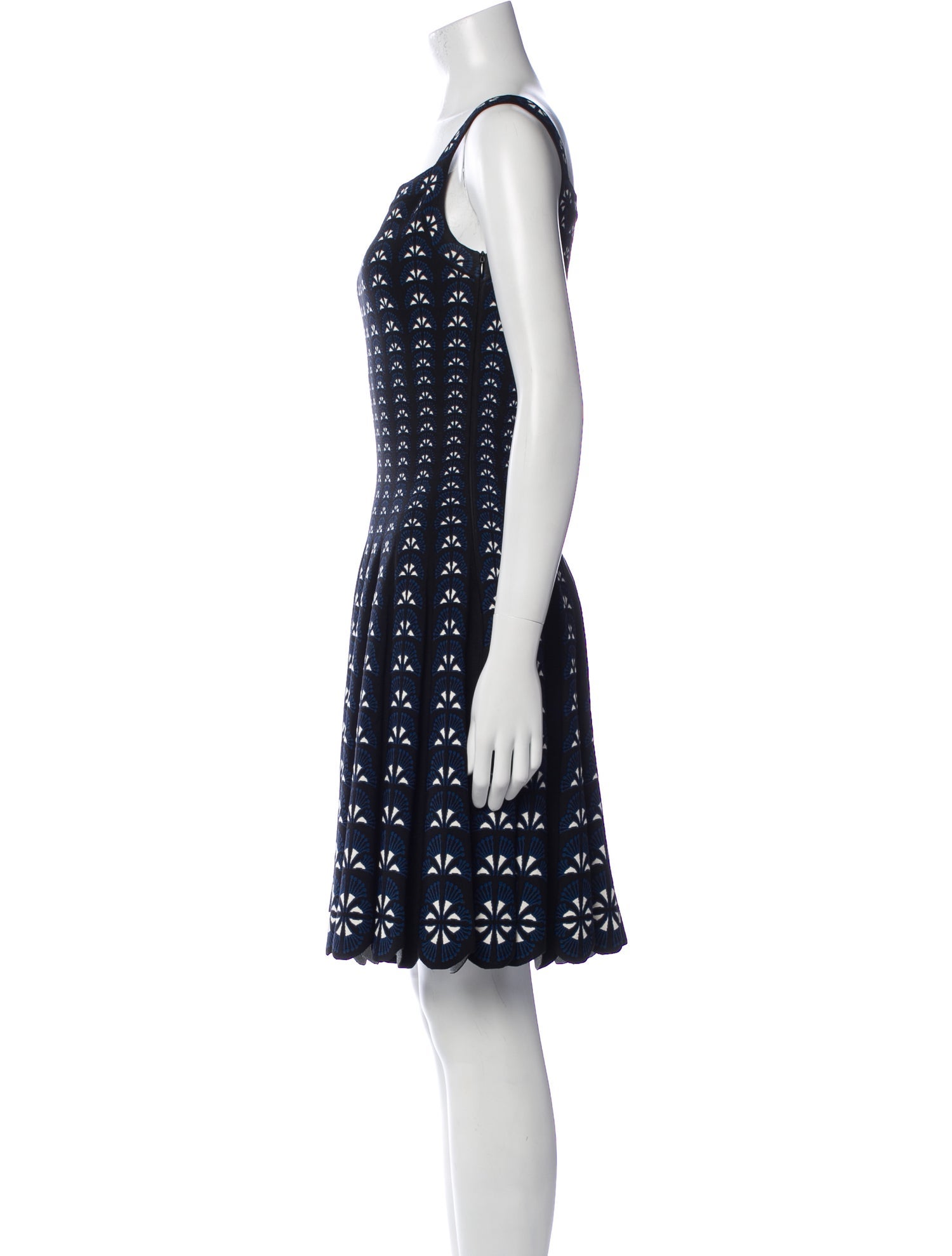 Alaïa Lace Pattern Mini Dress
