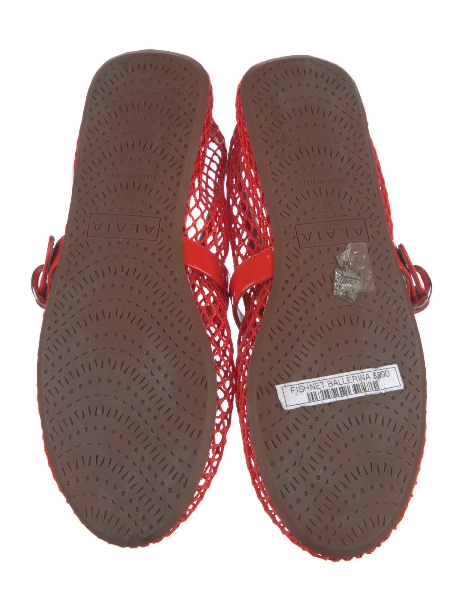 Alaïa Mesh Mary Jane Flats