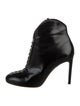 Alaïa Leather Lace-Up Boots