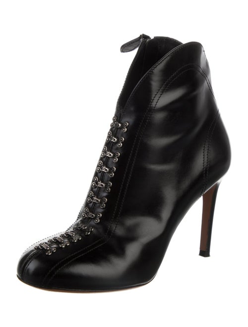 Alaïa Leather Lace-Up Boots