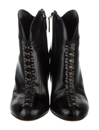 Alaïa Leather Lace-Up Boots