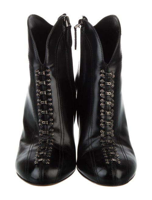 Alaïa Leather Lace-Up Boots