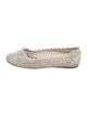 Alaïa Leather Lasercut Accents Ballet Flats