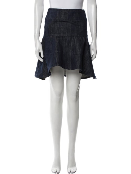 Alaïa Ruffle Embellishment Mini Skirt