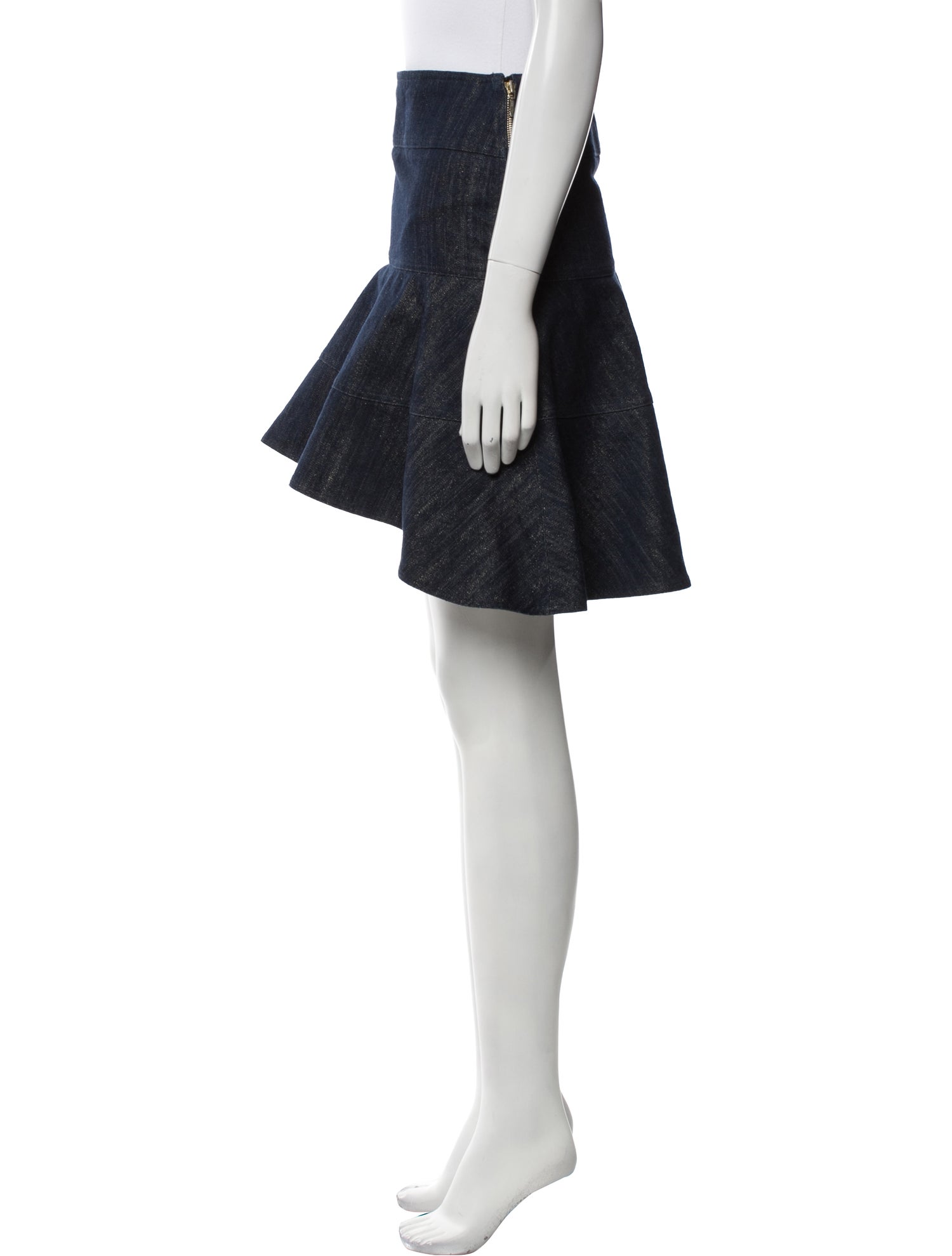 Alaïa Ruffle Embellishment Mini Skirt