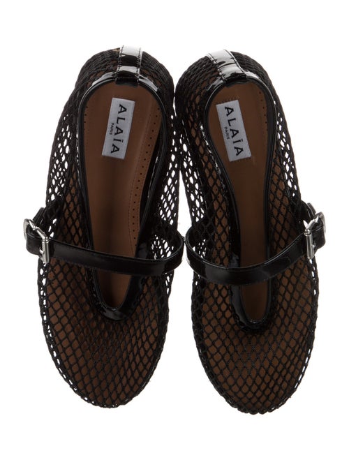 Alaïa Mesh Mary Jane Flats