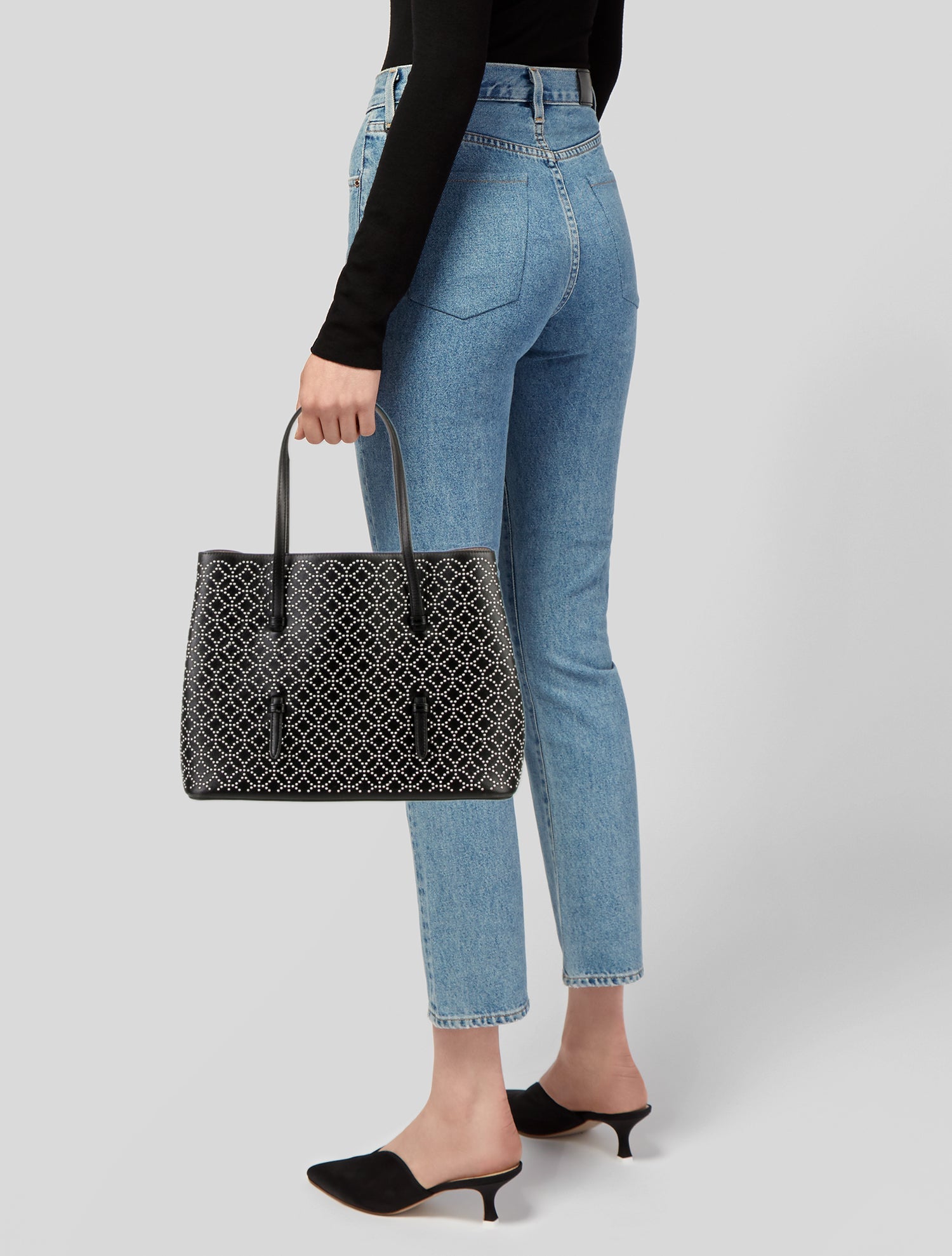 Alaïa Leather Top Handle Bag