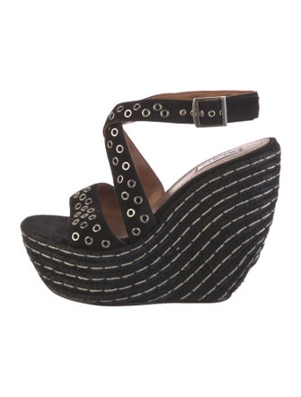 Alaïa Suede Espadrilles