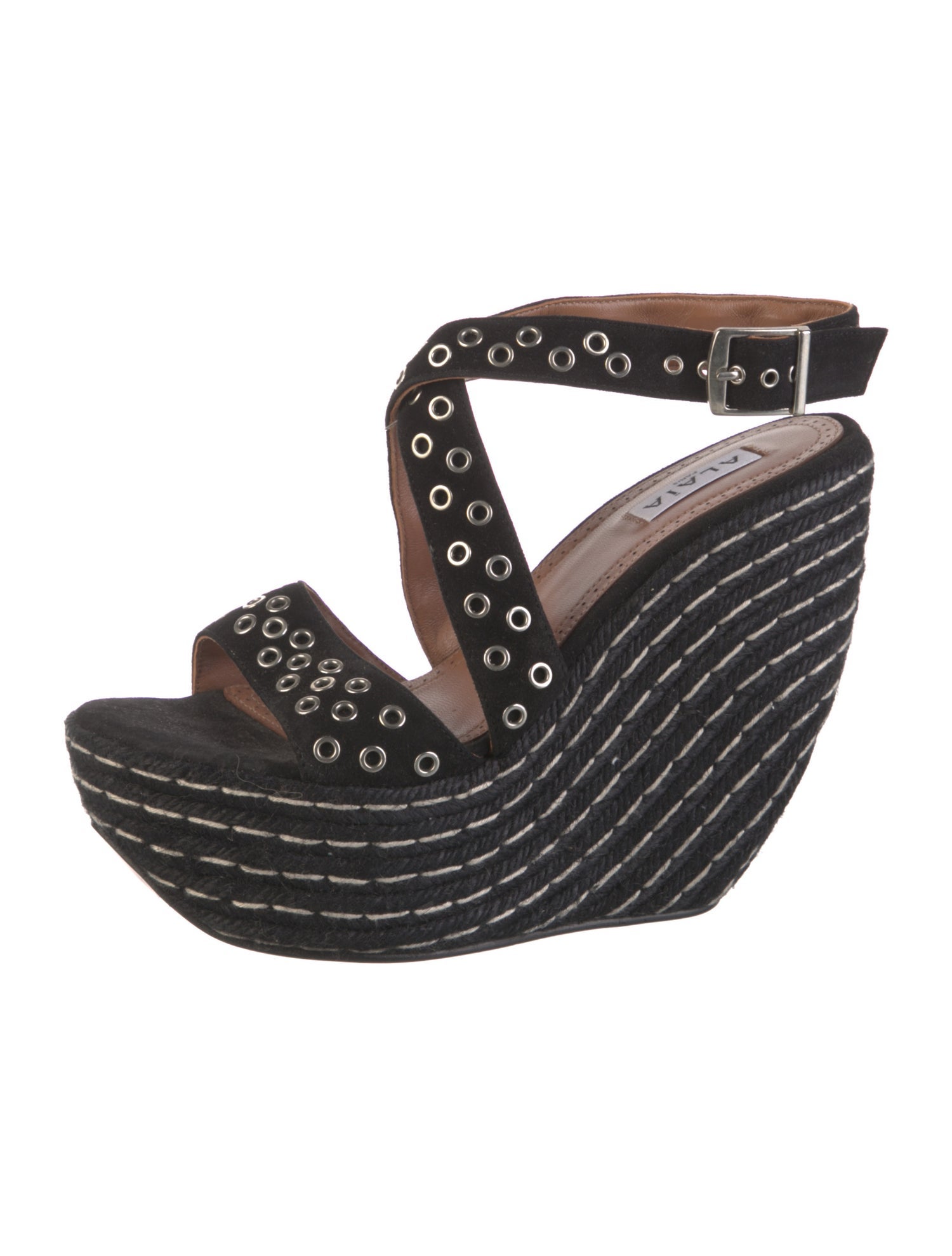 Alaïa Suede Espadrilles