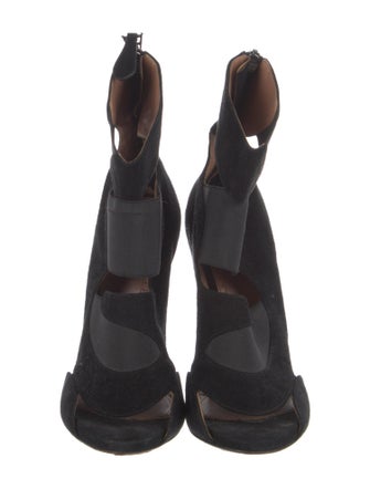 Alaïa Suede Gladiator Sandals