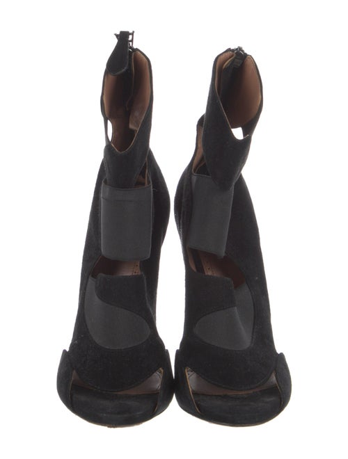 Alaïa Suede Gladiator Sandals