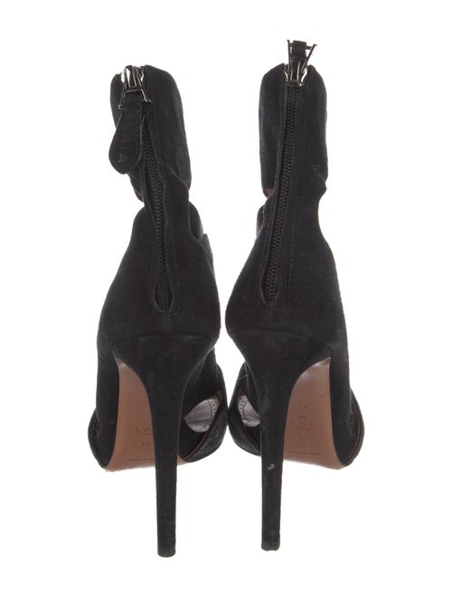 Alaïa Suede Gladiator Sandals