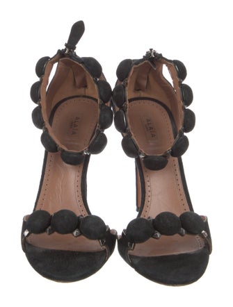 Alaïa Suede Sandals