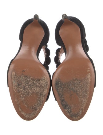 Alaïa Suede Sandals