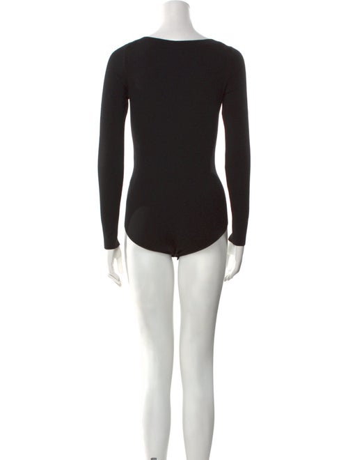 Alaïa Wool Bateau Neckline Bodysuit