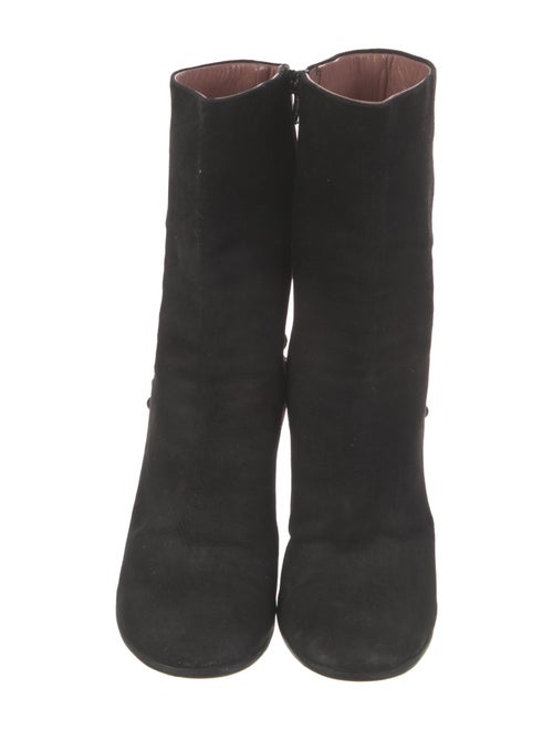 Alaïa Suede Studded Accents Boots