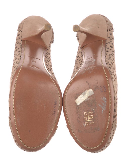 Alaïa Suede Lasercut Accents Pumps