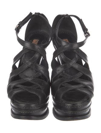 Alaïa Leather T-Strap Pumps