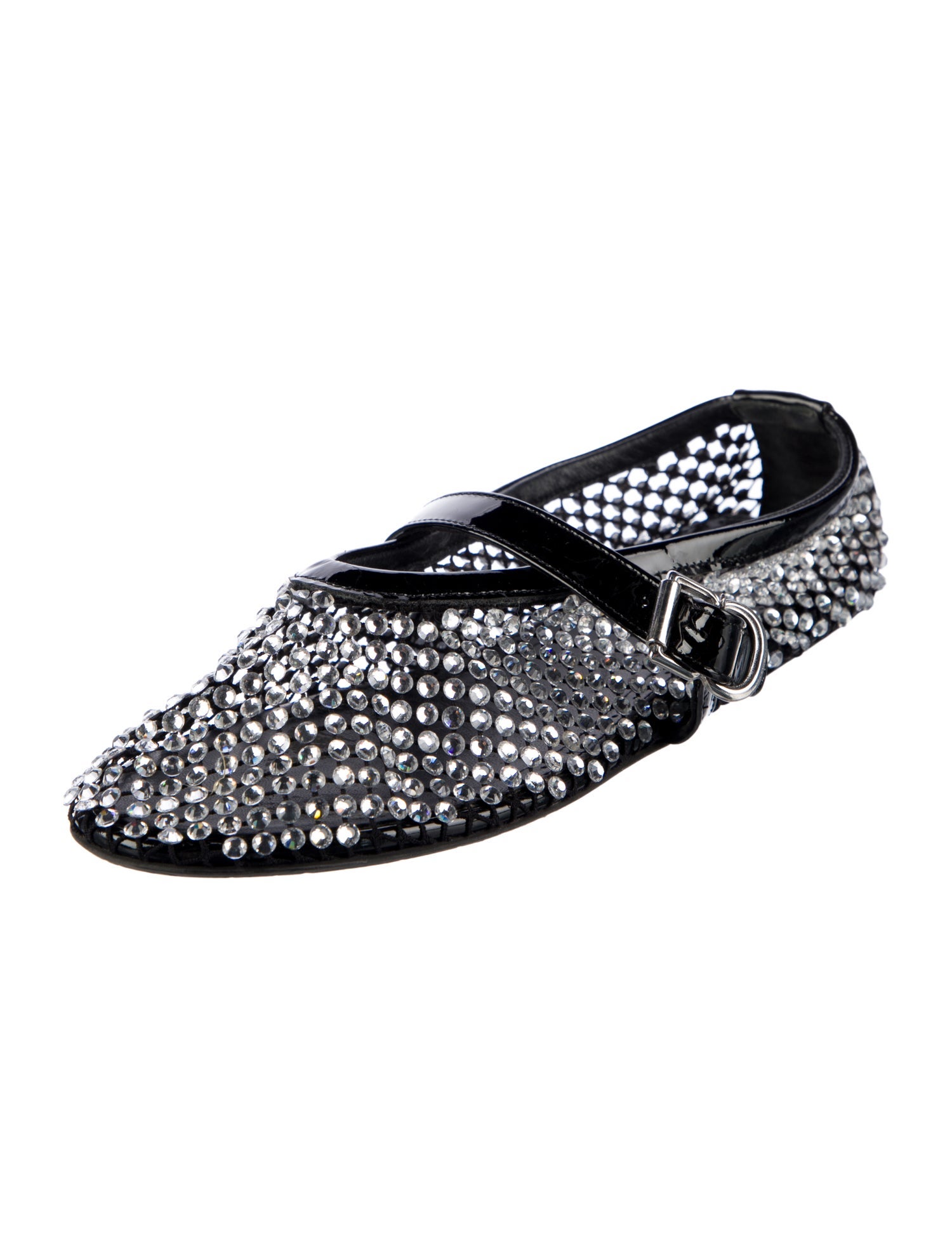 Alaïa Mary Jane Mesh Mules