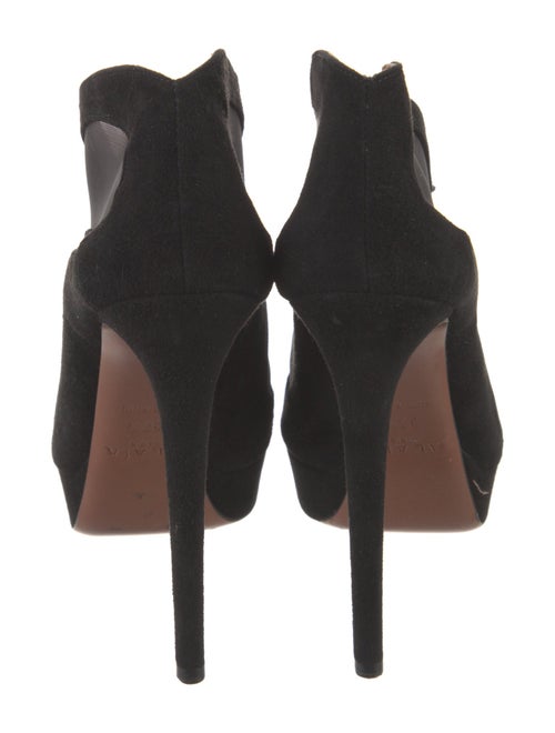 Alaïa Suede Mesh Accents Pumps