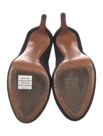 Alaïa Suede Mesh Accents Pumps