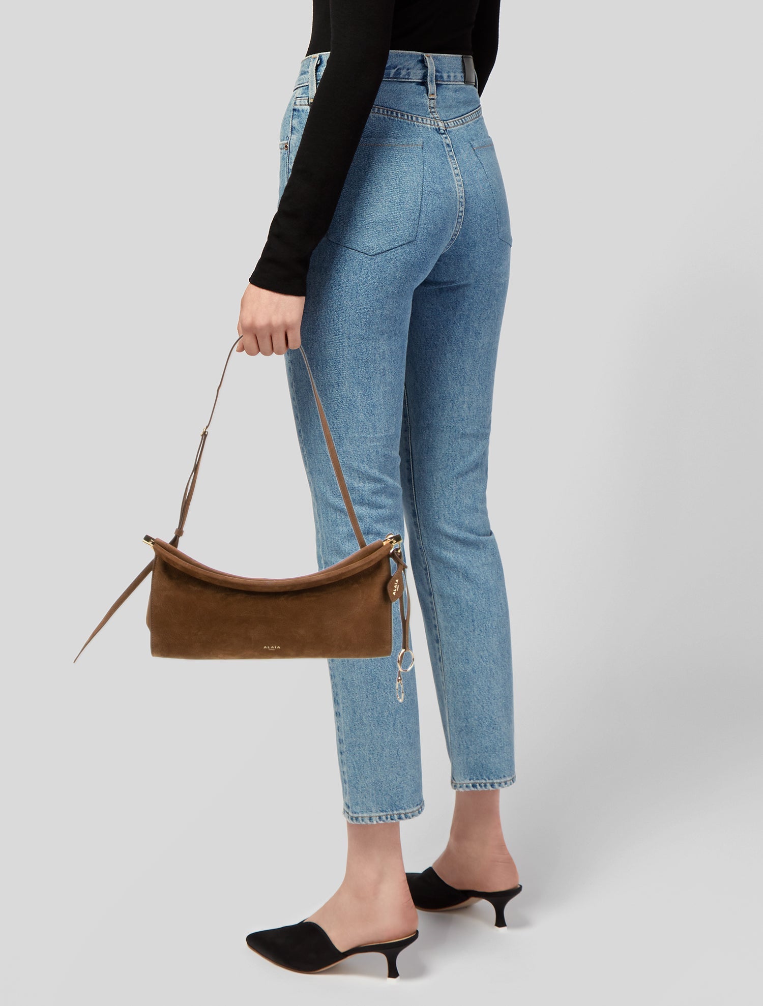 Alaïa Suede Shoulder Bag