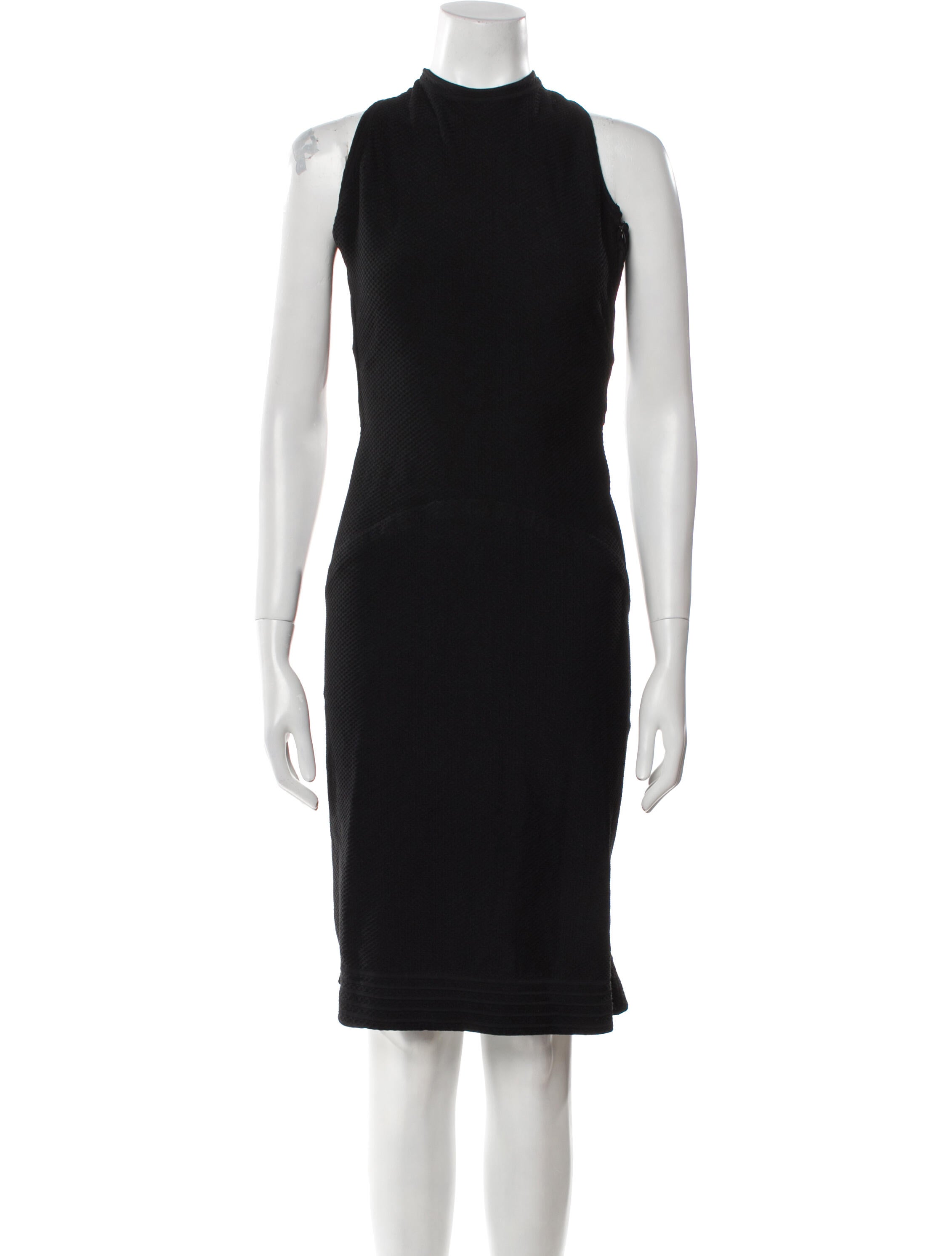 Alaïa Virgin Wool Knee-Length Dress