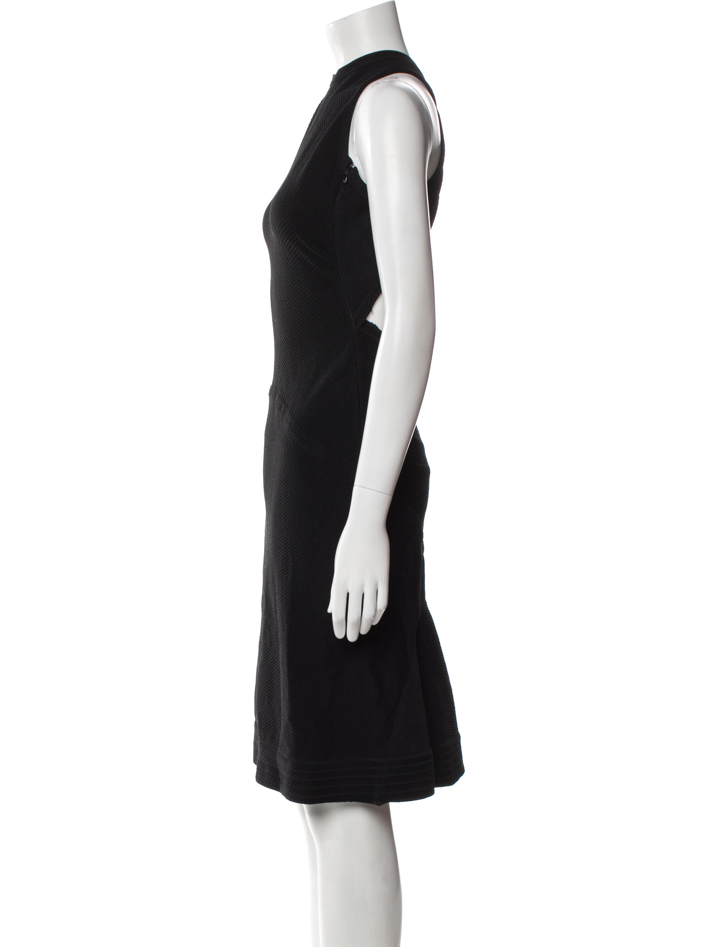 Alaïa Virgin Wool Knee-Length Dress