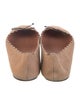 Alaïa Suede Bow Accents Ballet Flats