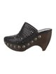 Alaïa Leather Studded Accents Mules