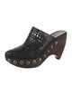 Alaïa Leather Studded Accents Mules