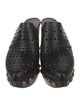 Alaïa Leather Studded Accents Mules