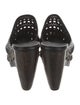 Alaïa Leather Studded Accents Mules