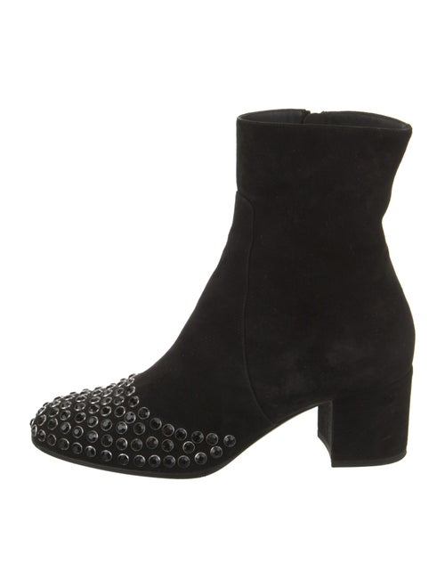 Alaïa Suede Studded Accents Sock Boots