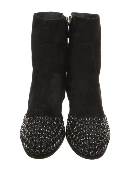 Alaïa Suede Studded Accents Sock Boots