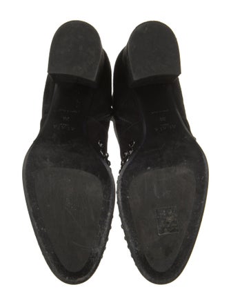 Alaïa Suede Studded Accents Sock Boots
