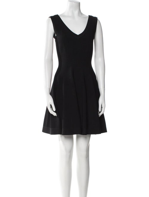 Alaïa V-Neck Mini Dress