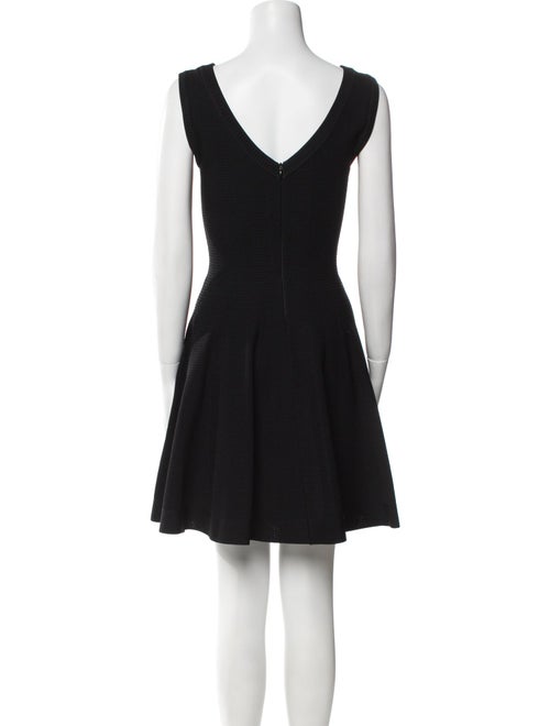 Alaïa V-Neck Mini Dress