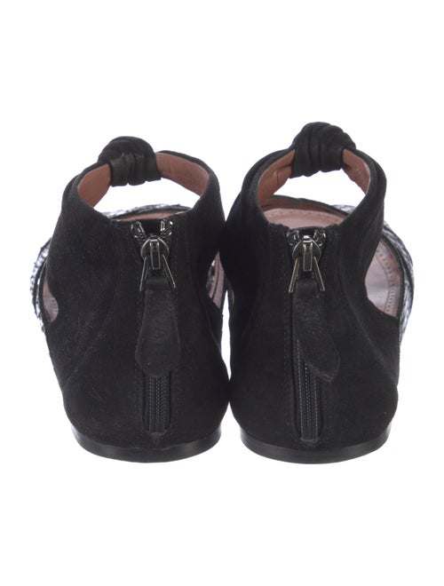 Alaïa Suede Gladiator Sandals